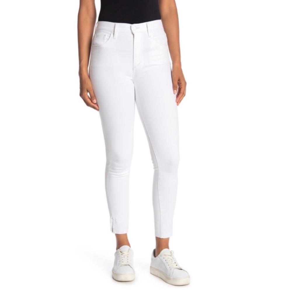 Joe’s High Rise Skinny Jeans in White